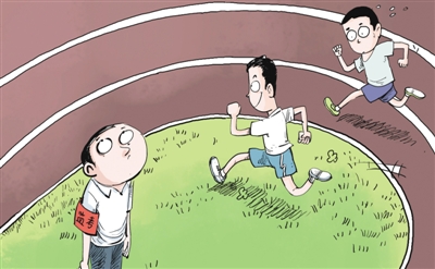 中考體育多人“抄近道”，就這樣“贏在起跑線”？