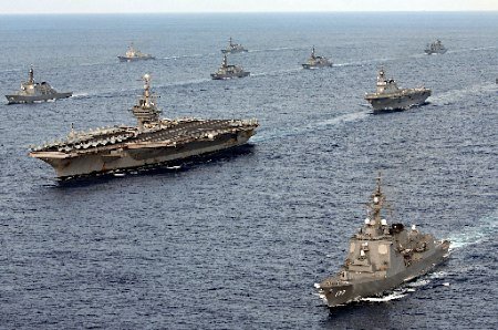 演習(xí)假設(shè)日本和亞洲地區(qū)發(fā)生軍事沖突的情況下，日美兩國海軍如何協(xié)同作戰(zhàn)。
