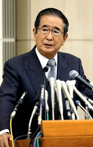 資料圖：日本前東京都知事、維新會(huì)共同代表石原慎太郎。